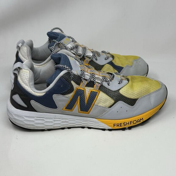New Balance Fresh Foam Crag TR Mens 17 2E Wide Gray Blue Hiking Trail Shoes - Picture 1 of 16